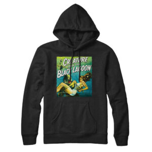 Creature of the Black Lagoon Hoodie - Unisex Cotton Polyester Pullover with Hood and Kangaroo Pocket
