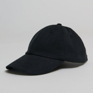 Essential Black Cotton Acid Wash Hat - Breathable Adjustable Cap