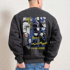 Japanese Joker Unisex Sweatshirt - DC Collab Premium 340gsm Cotton Poly Blend