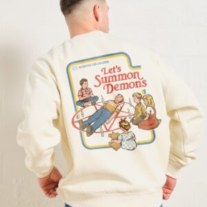 Let's Summon Demons Front and Back Unisex Sweatshirt - Steven Rhodes Graphic Print