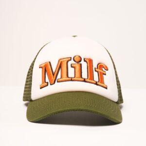 MILF Hat Premium Trucker Hat by Threadheads - Breathable Mesh, Adjustable Unisex Fit