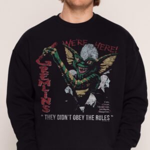 We're Here Gremlins Unisex Sweatshirt - Premium 340gsm Cotton Poly Blend
