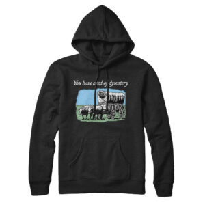 You Have Died Of Dysentery Unisex Pullover Hoodie - Cotton Polyester Loose Fit