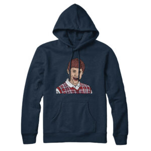 Bad Luck Brian Meme Unisex Pullover Hoodie - Cotton Polyester with Kangaroo Pocket