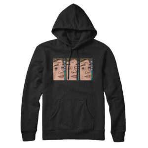 Blinking Guy Meme Unisex Pullover Hoodie - Cotton Polyester with Kangaroo Pocket