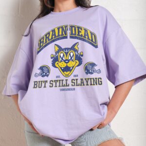Brain Dead Cat Oversized Graphic Tee - Unisex 100% Combed Cotton Heavyweight 275gsm