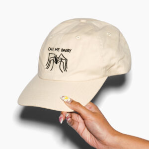 Call Me Daddy Embroidered Cotton Hat - Adjustable Unisex Cap by Threadheads