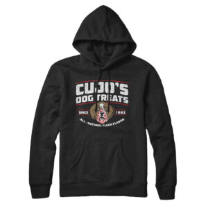 Cujo's Dog Treats Pullover Hoodie - Unisex Cotton Polyester Loose Fit
