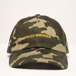 Cult Member Hat - Premium 100% Cotton Embroidered Cap Adjustable Unisex Fit