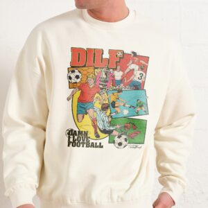 Damn I Love Football Unisex Graphic Sweatshirt - Premium Cotton Poly Blend