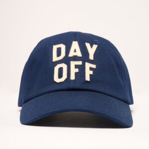 Day Off Hat - Premium 100% Cotton Adjustable Unisex Cap by Threadheads