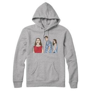 Distracted Boyfriend Meme Unisex Pullover Hoodie - Cotton Polyester Loose Fit