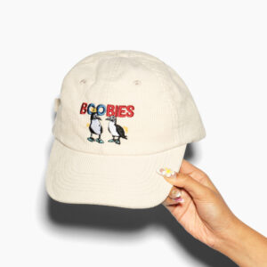 Hooray for Boobies Premium Corduroy Unisex Hat - 100% Cotton Adjustable Cap