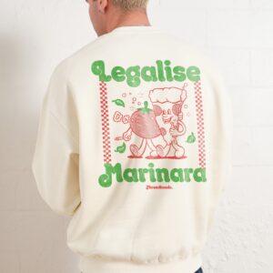 Legalise Marinara Unisex Sweatshirt - Premium 340gsm Cotton Poly Blend