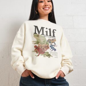 Man I Love Frogs Unisex Sweatshirt - Premium Cotton Poly Blend Graphic Print
