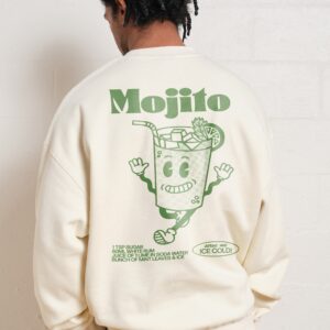 Mojito Unisex Graphic Sweatshirt - 340gsm Cotton Polyester Blend
