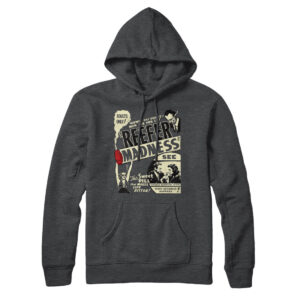 Reefer Madness Hoodie - Unisex Cotton Polyester Pullover with Kangaroo Pocket