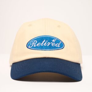 Retired Hat - Premium 100% Cotton Embroidered Cap by Threadheads