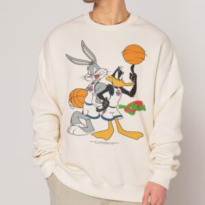 Space Jam Ballers Unisex Sweatshirt - Looney Tunes Premium Cotton Poly Blend