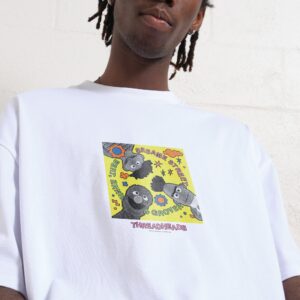 Three is the Magic Number Oversized Sesame Street Graphic T-Shirt Unisex Heavyweight Cotton