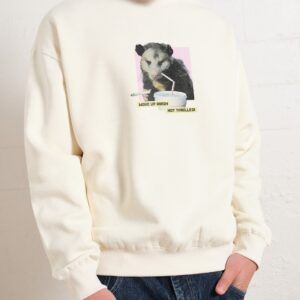 Woke Up Again Not Thrilled Unisex Graphic Sweatshirt - Premium Cotton Poly Blend