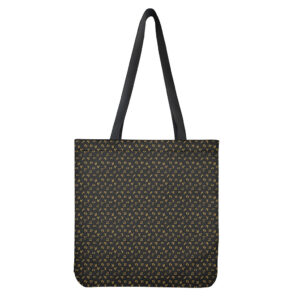 Zodiac Astrological Signs Pattern Print Tote Bag - Polyester Double-Sided