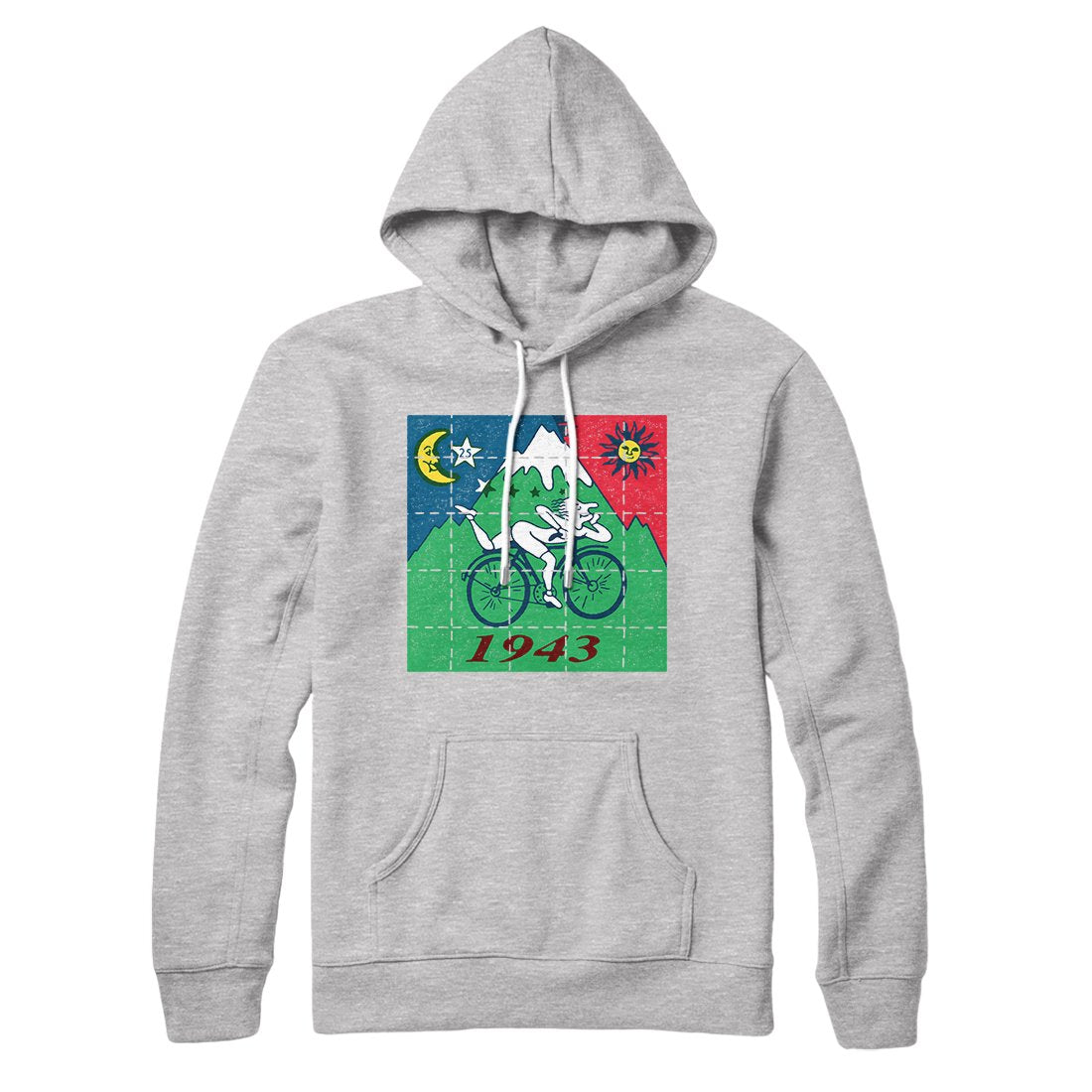 Bicycle Day 1943 Unisex Hoodie - Cotton Polyester Pullover with Kangaroo Pocket