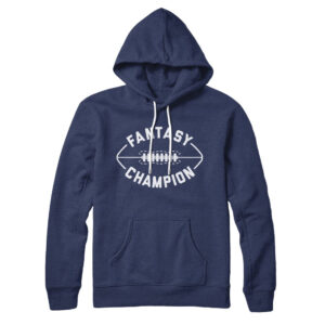 Fantasy Football Champion Unisex Pullover Hoodie - Cotton Polyester Loose Fit