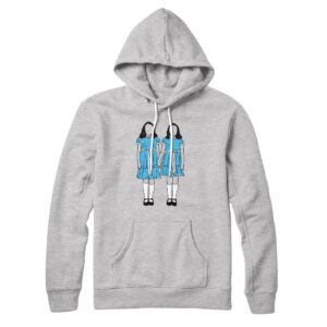 Grady Twins Unisex Pullover Hoodie - Cotton Polyester Blend, Loose Fit, Kangaroo Pocket